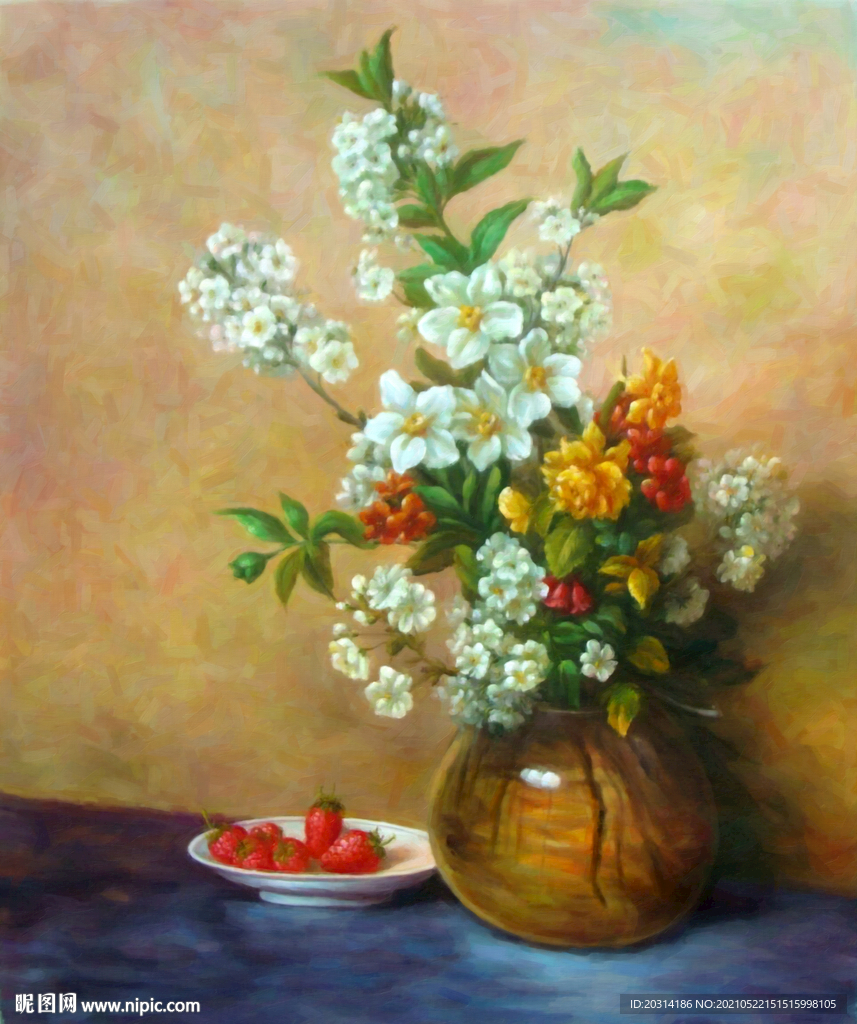 花卉油画