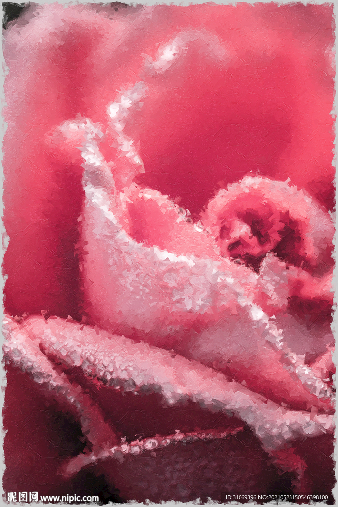 60X90餐厅装饰油画可印刷