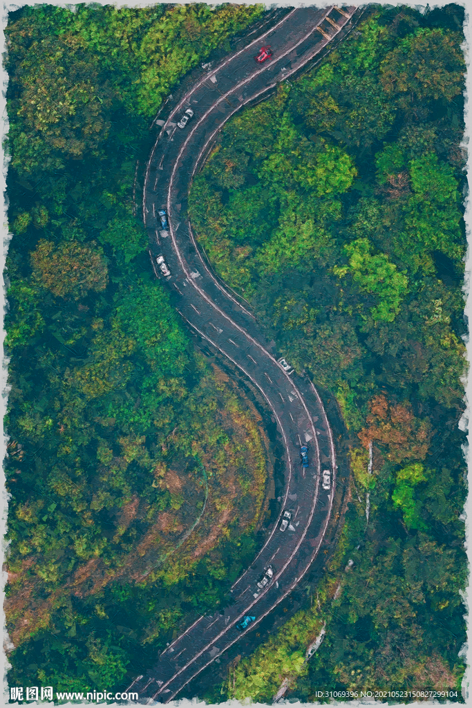 60X90书房装饰油画可印刷