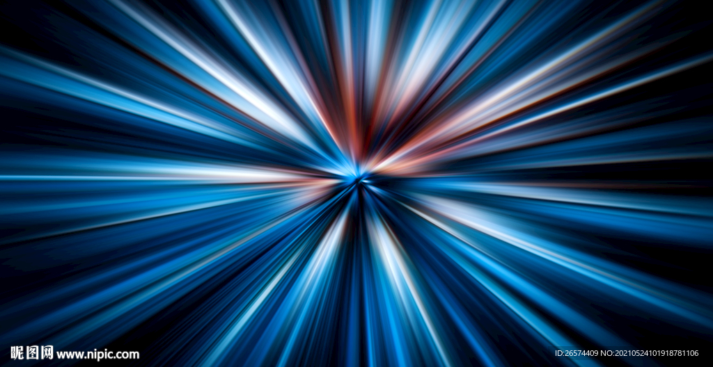 蓝色渐变发散背景