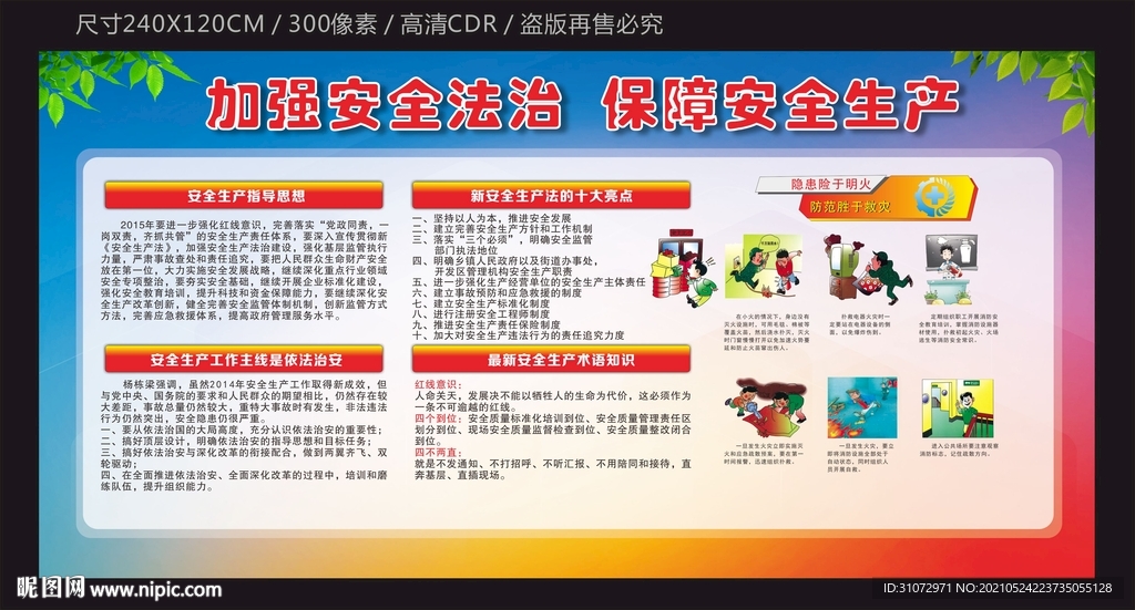 安全生产保障宣传栏