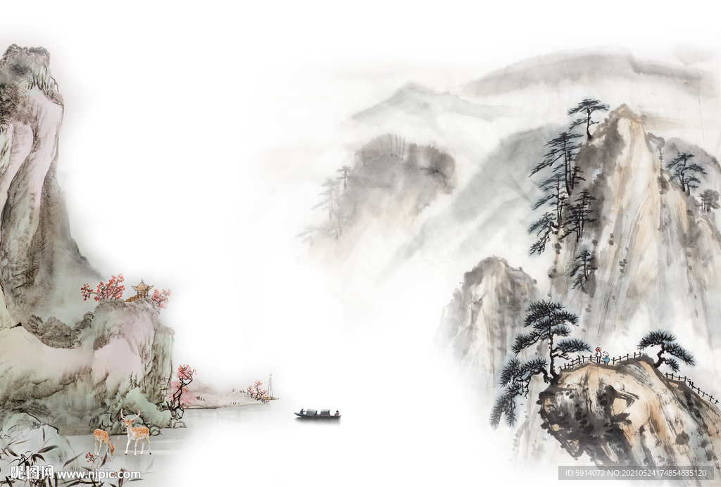 装饰画 晶瓷画 新中式