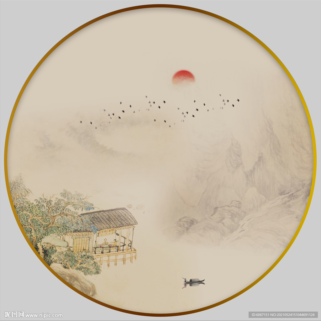 水墨画