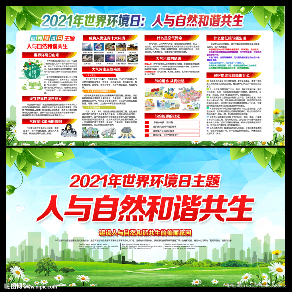 2021世界环境日展板
