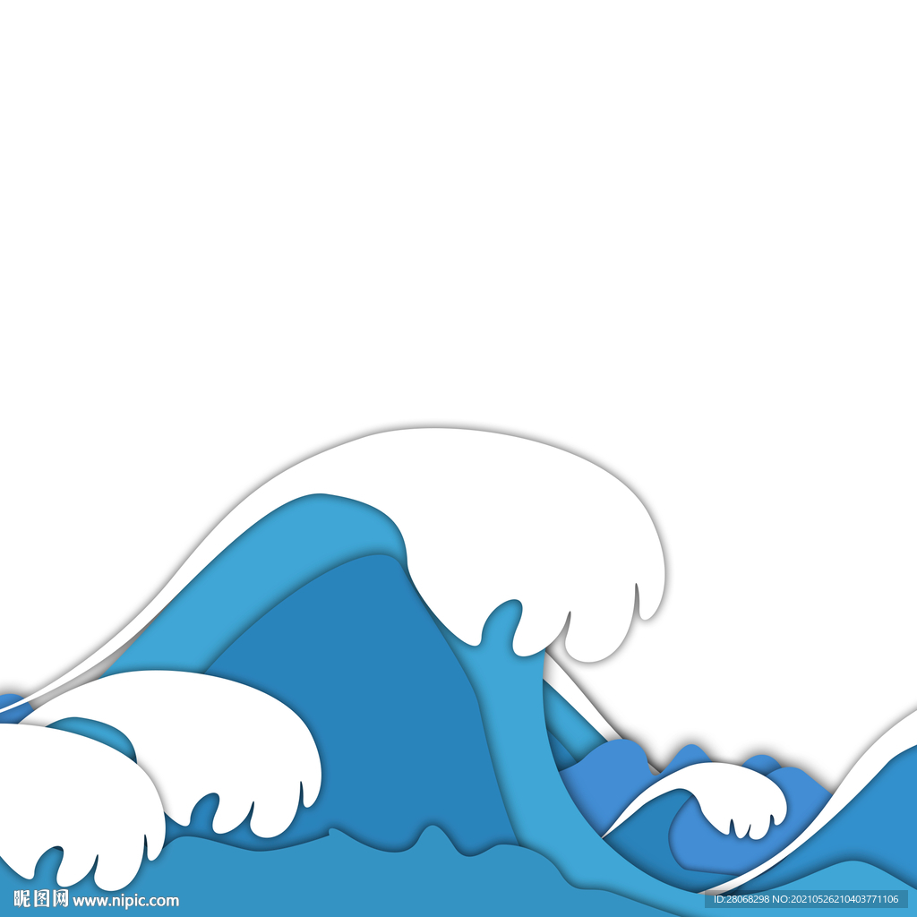 夏天海水海浪元素