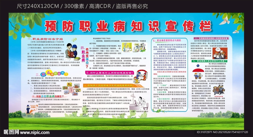 职业病防治宣传栏