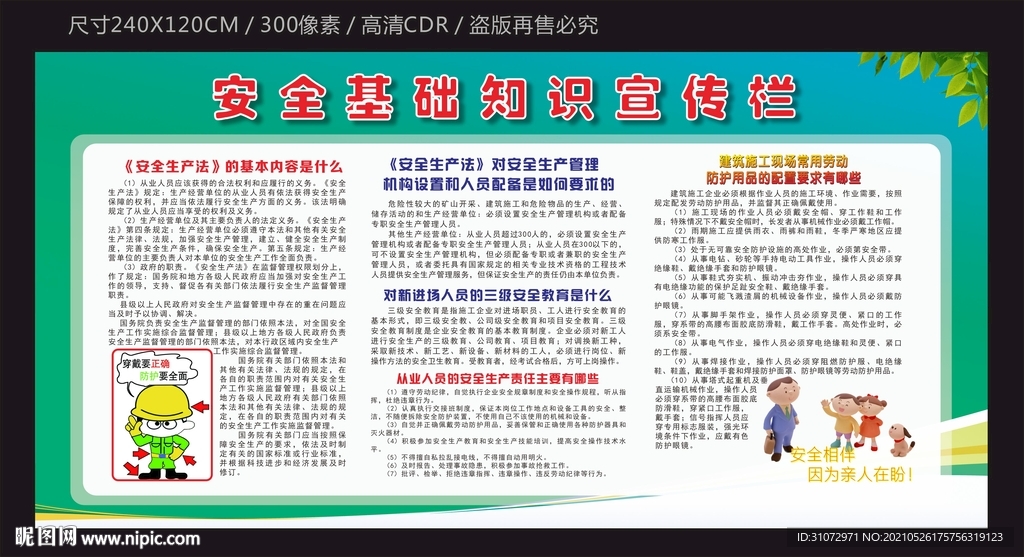 安全生产宣传栏
