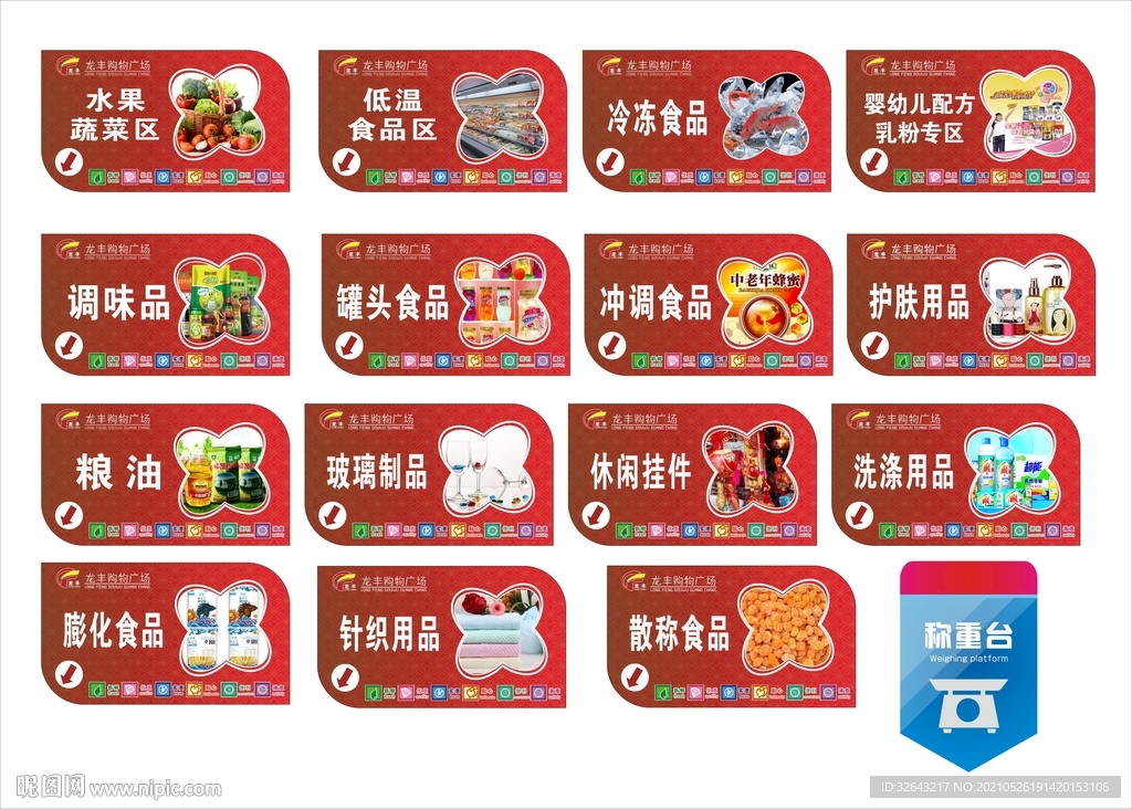 超市货品分类