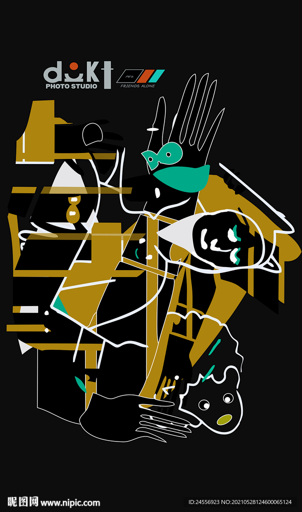 抽象画