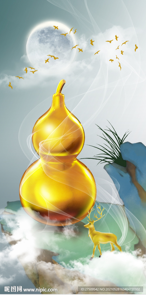 金葫芦金鹿玄关