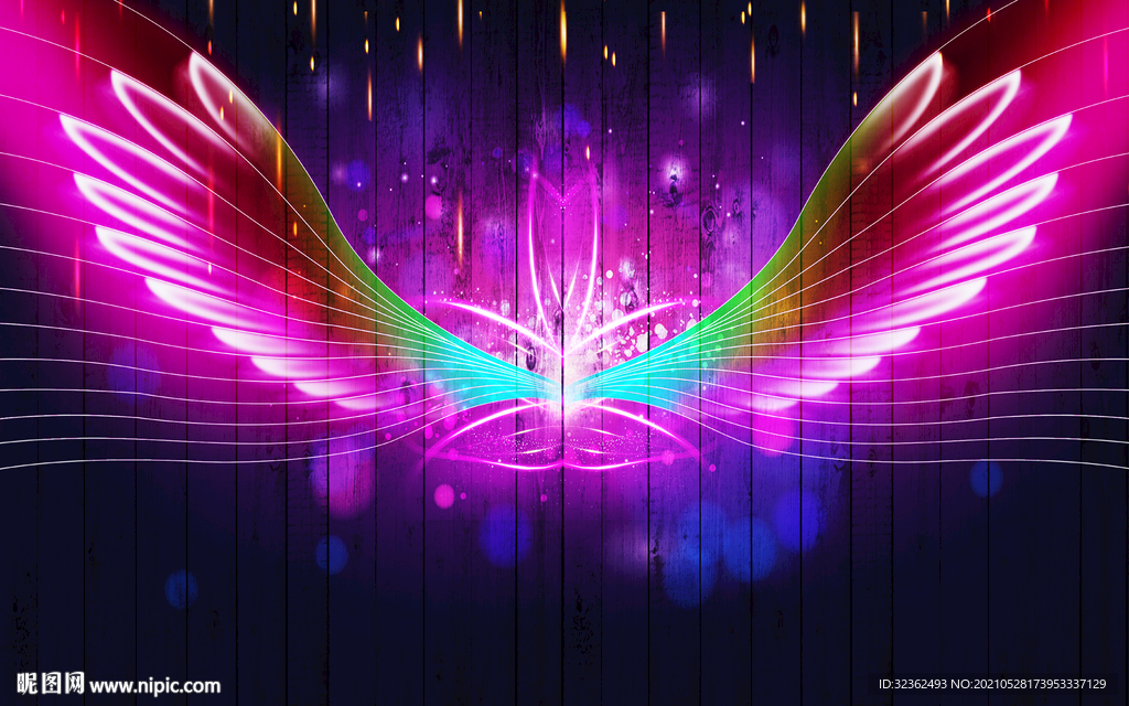工装 网红翅膀背景墙