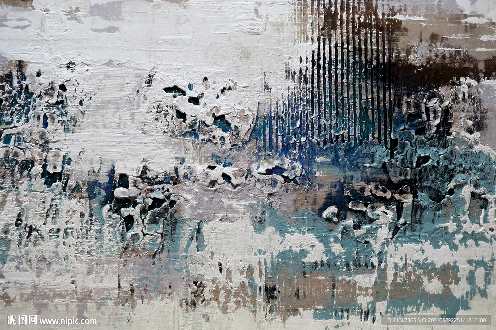 轻奢手绘抽象油画装饰画