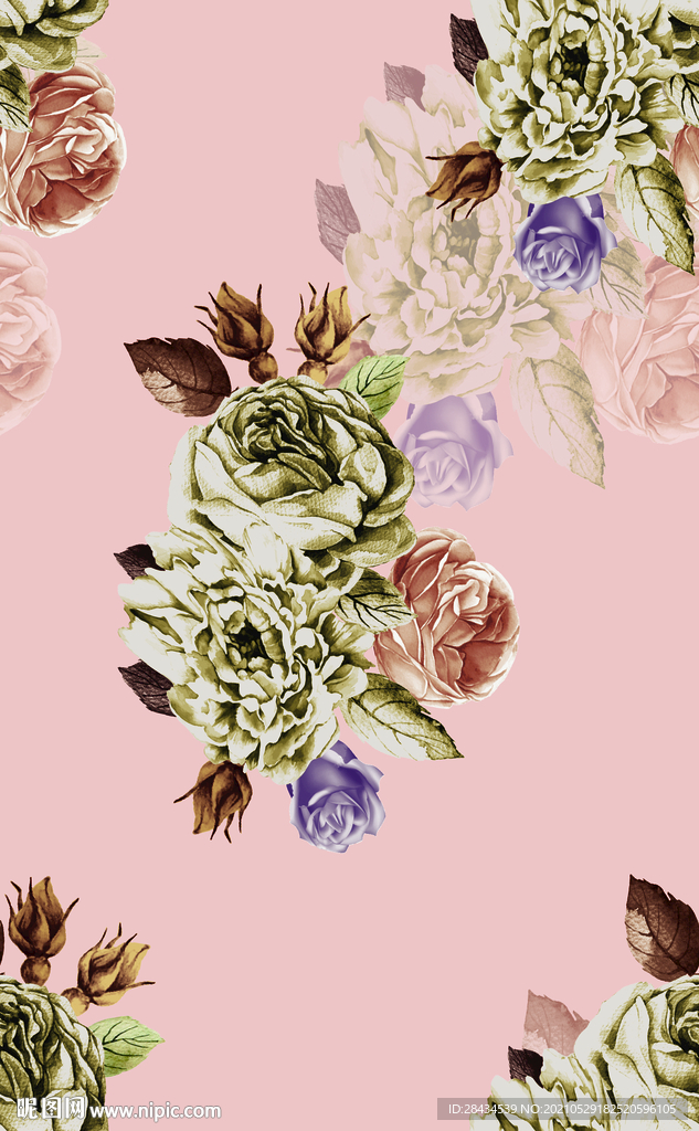 手绘花