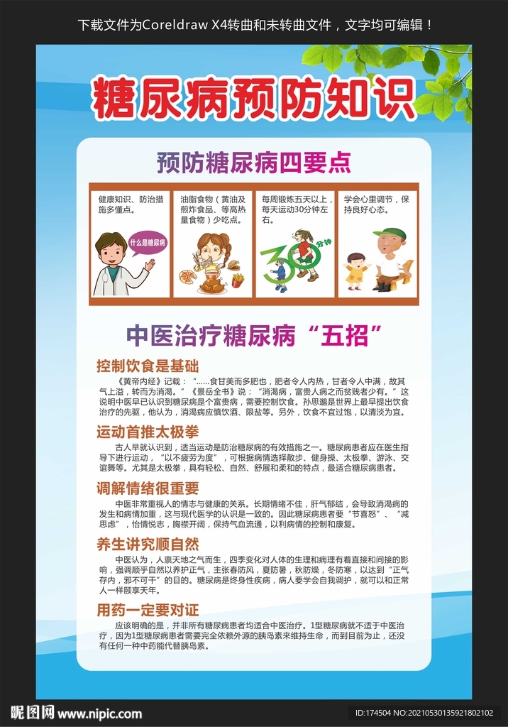 糖尿病预防知识