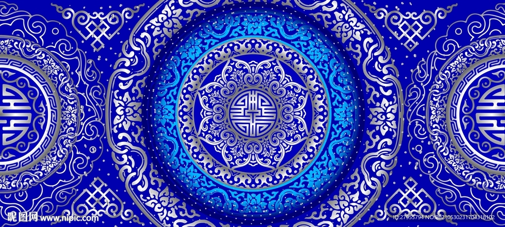 传统矢量背景