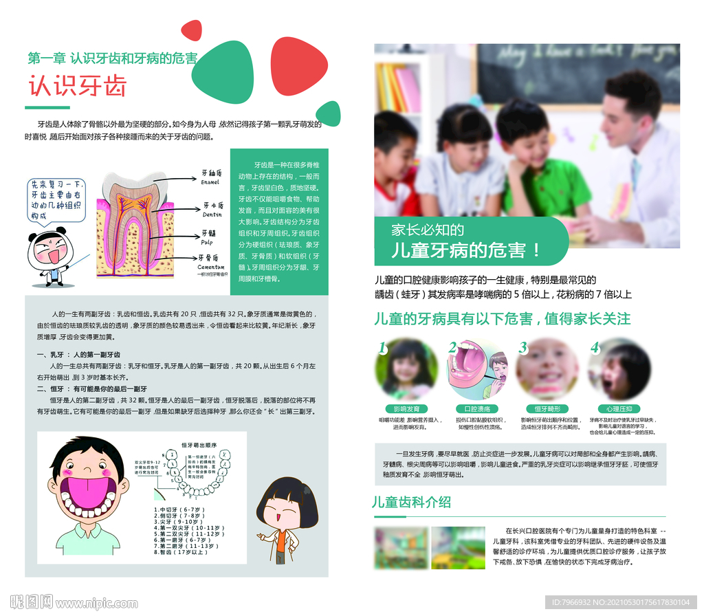 口腔保健手册窝沟封闭