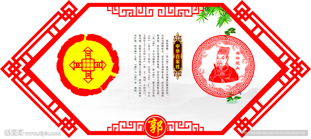 姓氏图腾祖先郭