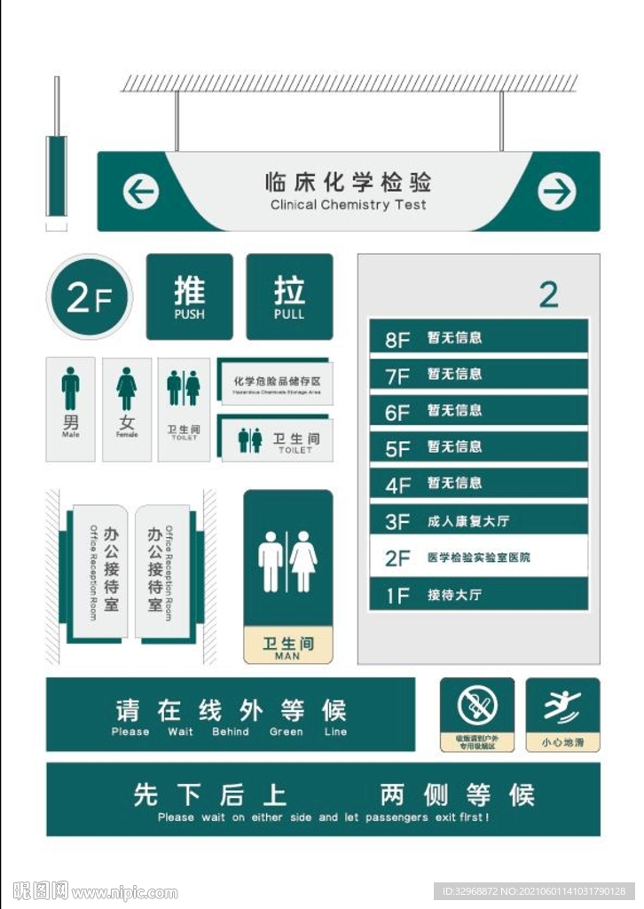 医院导视牌