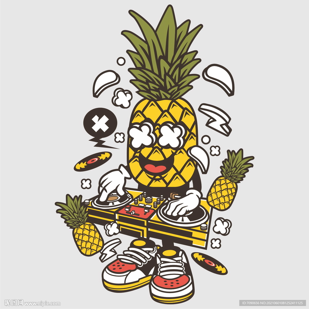 卡通新潮图案 