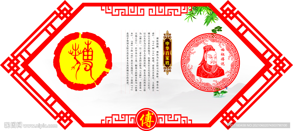 姓氏图腾祖先傅