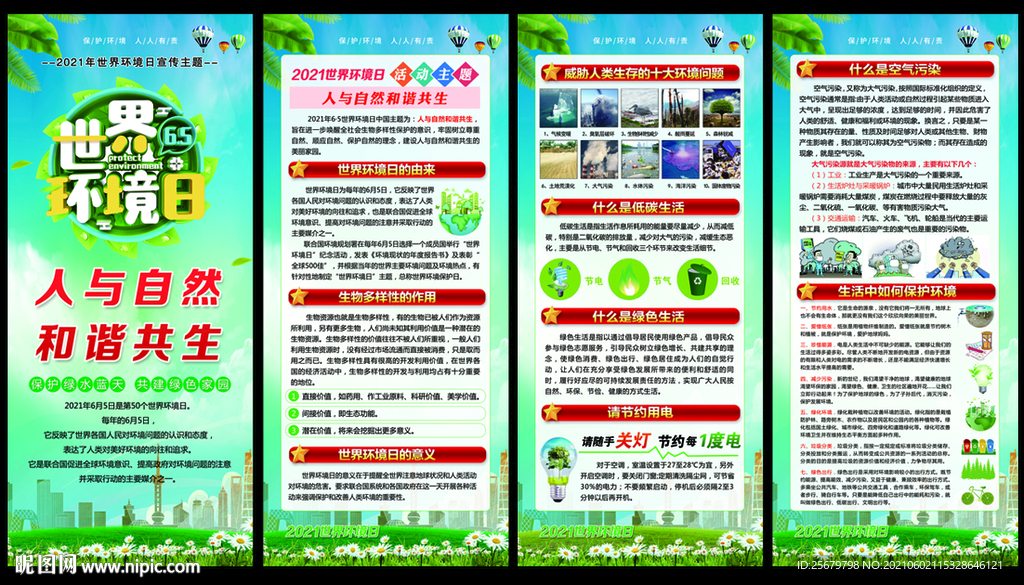 2021年世界环境日海报