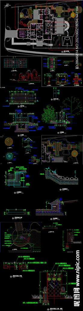 某别墅景观设计CAD施工图
