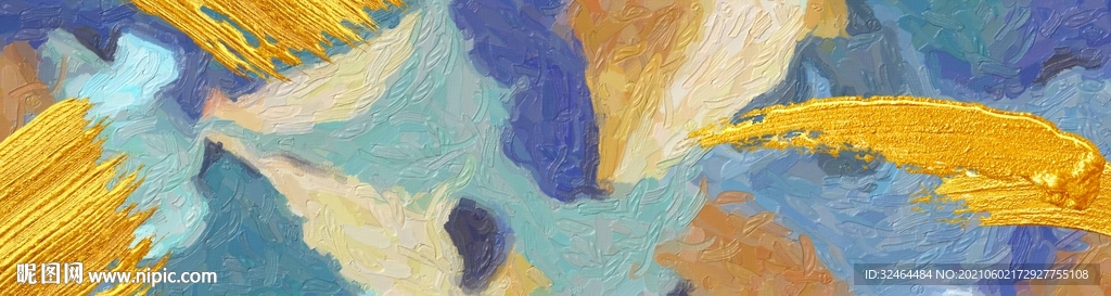 抽象油画