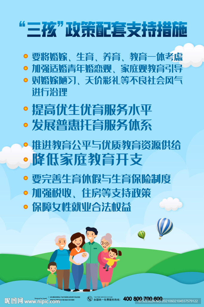 三孩政策配套支持措施