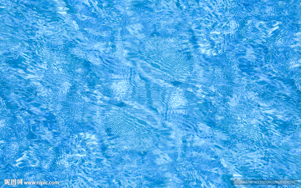 卡通装饰蓝色水纹背景