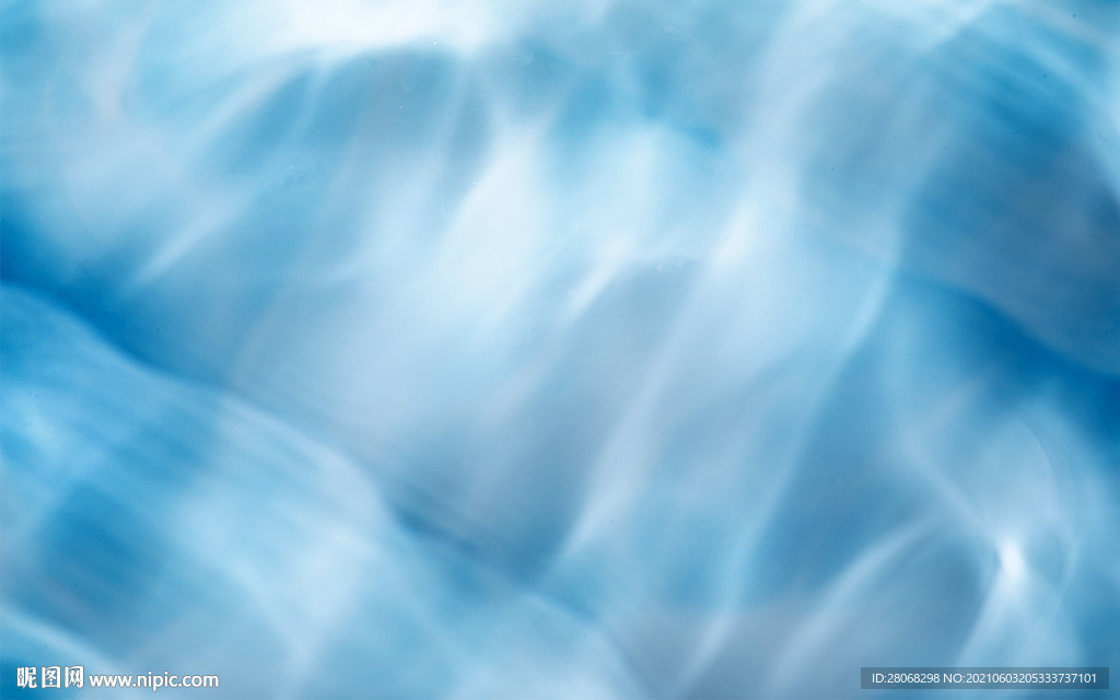 蓝色水波装饰水纹纹理背景
