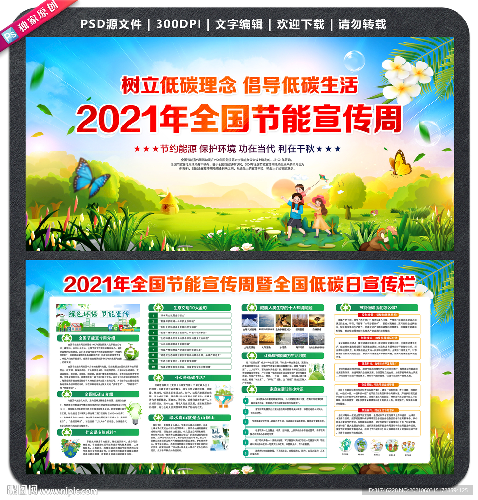 2021年节能宣传周展板