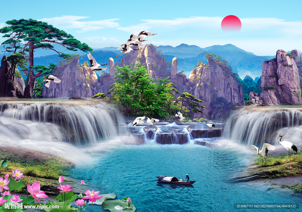 山水画 
