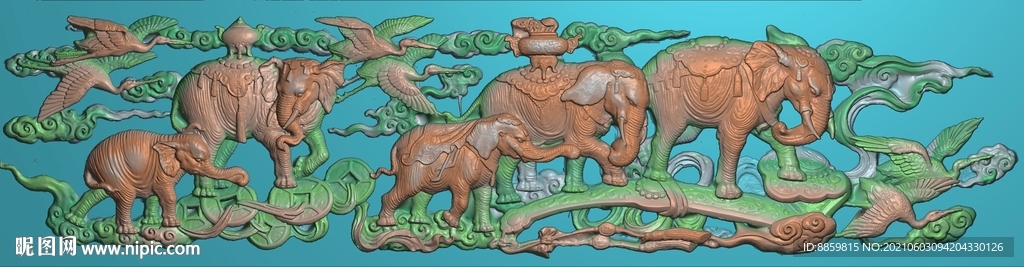 扫描 五象呈祥