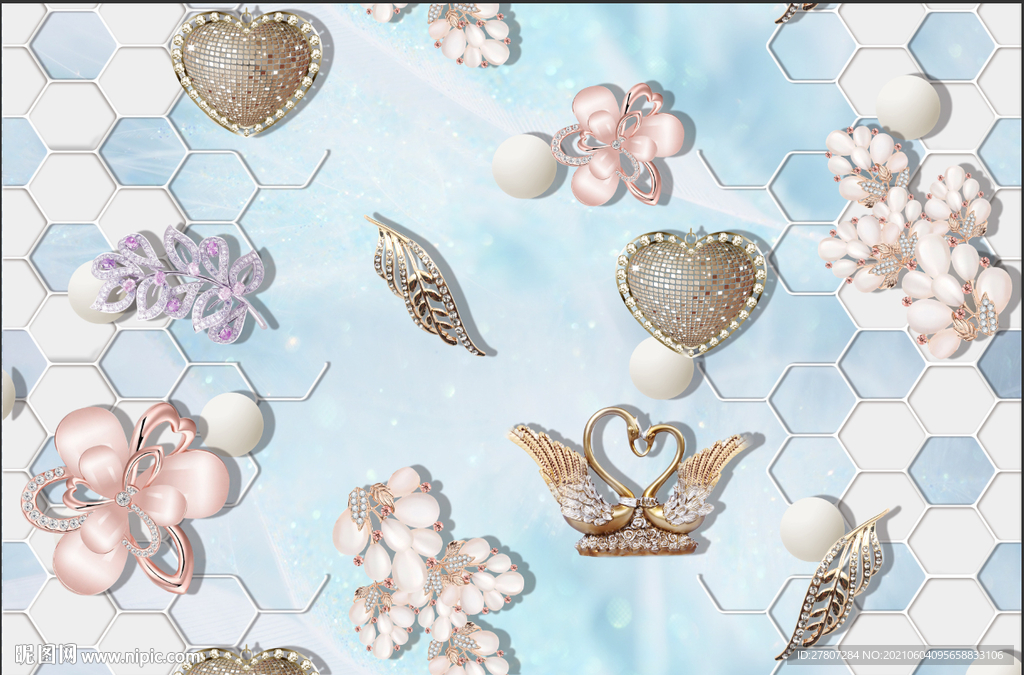 三D桌布数码印花