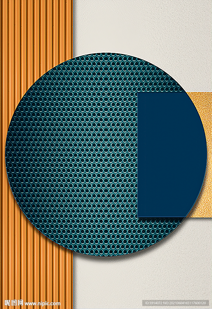 装饰画 晶瓷画 几何图