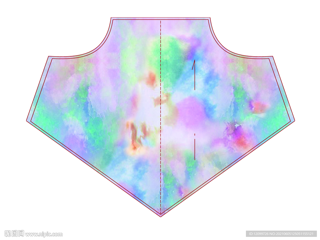 数码印花面罩扎染