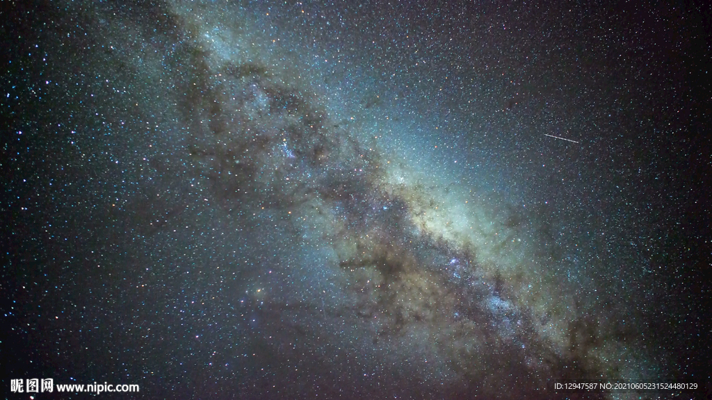 银河流星高清视频素材