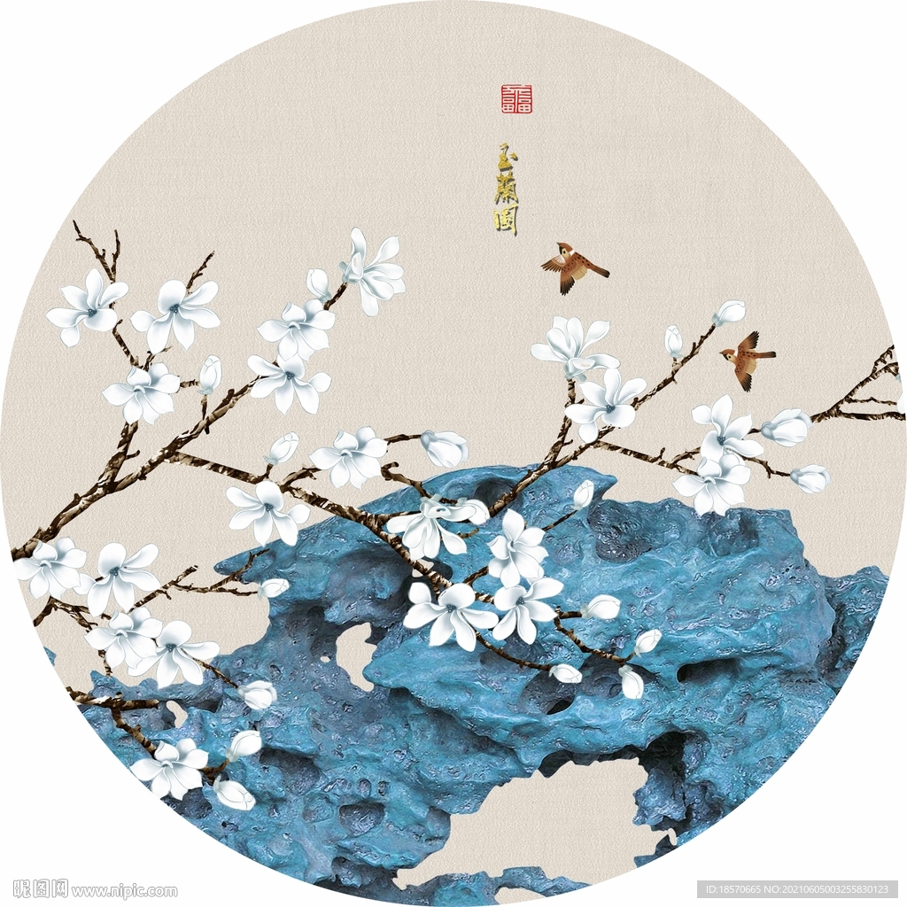 现代圆形装饰 