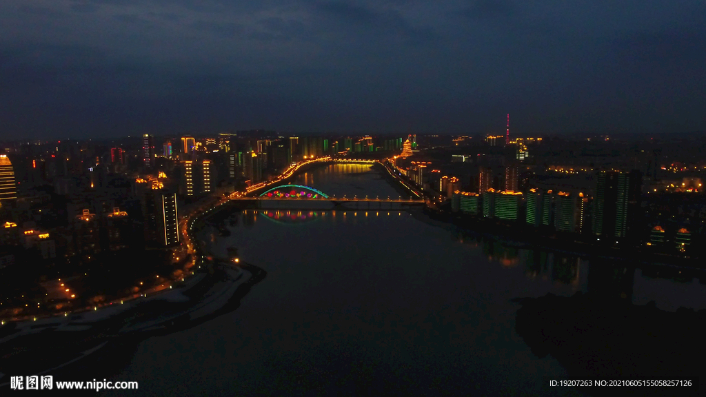 绵阳城市航拍