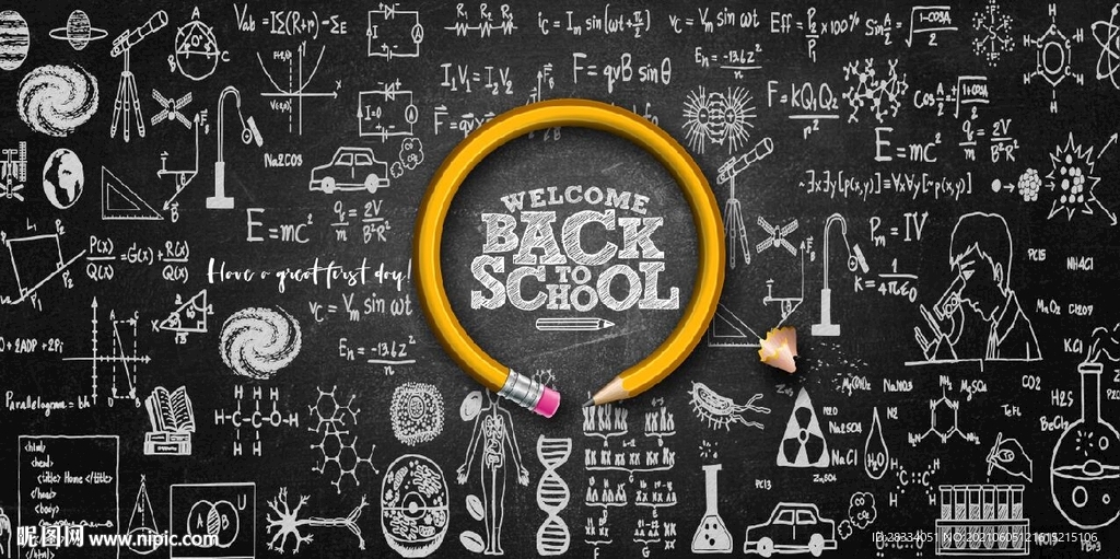 黑板回到校园餐饮酒吧背景墙