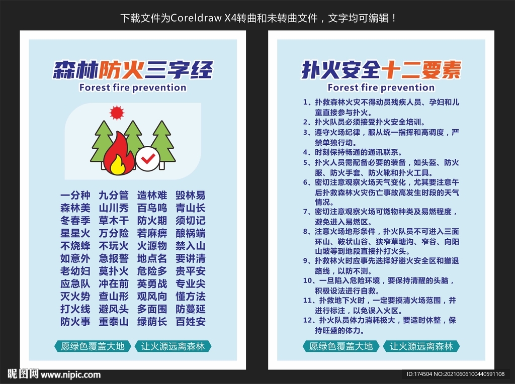 森林防火三字经