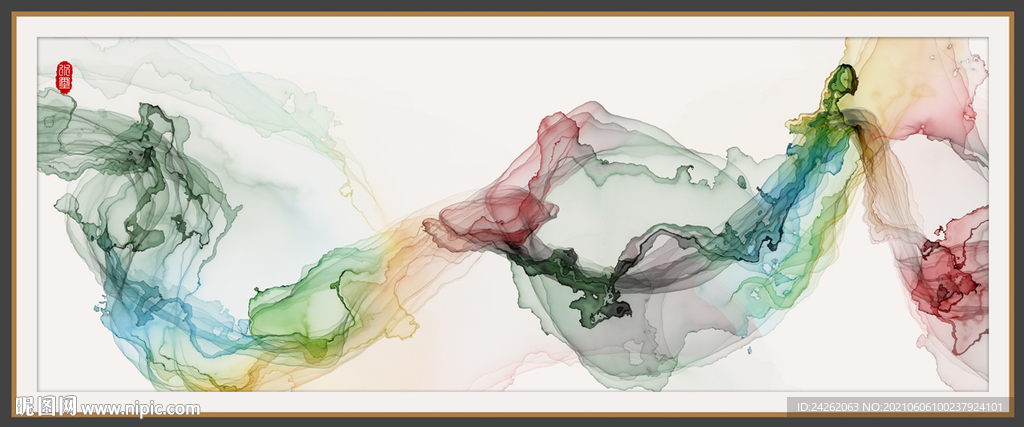 水墨画软膜天花