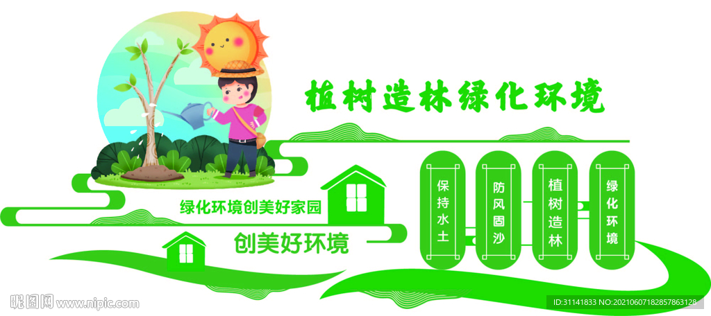 环保形象墙