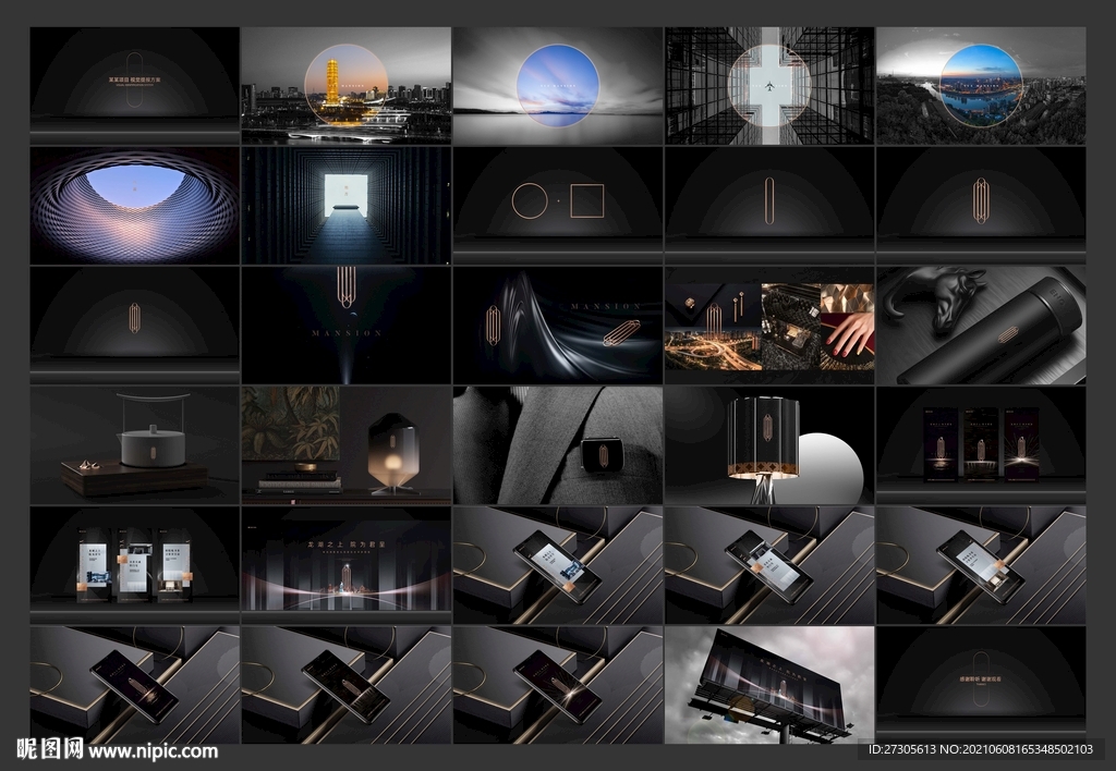 地产 黑金 提报 VI