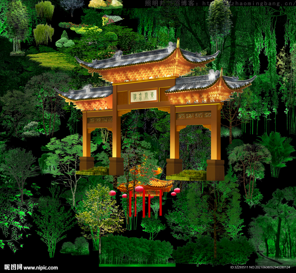亮化设计素材