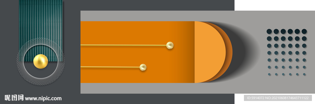 装饰画 晶瓷画 画中画 几何图