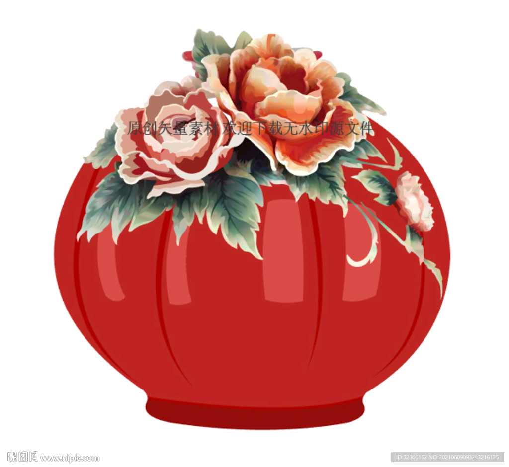 花瓶插画