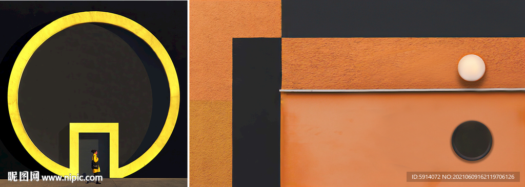 装饰画 晶瓷画 几何图