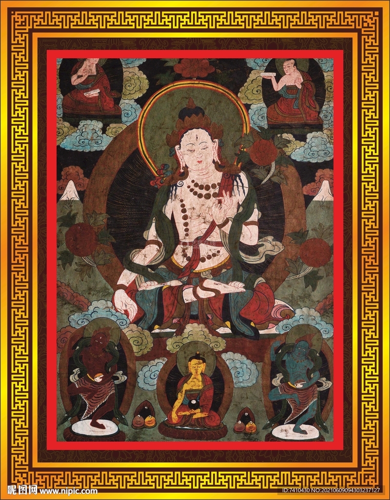 白度母唐卡