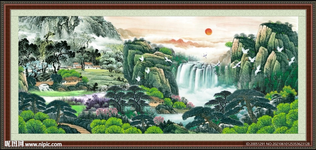 山水画 